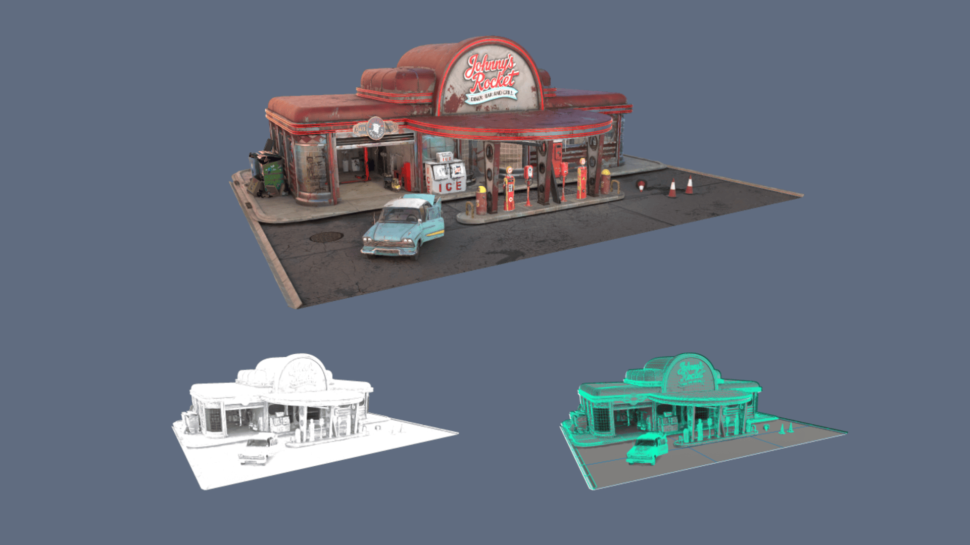 Retro-Futuristic Prop Showcase B